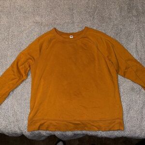 Old Navy Warm Orange Crewneck